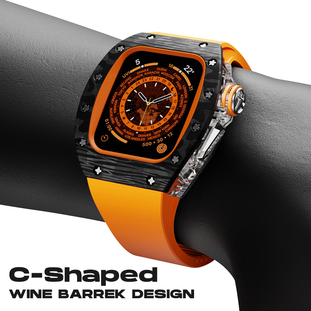 Apple Watch Mod Case Kit-RM7010-Carbon Fiber