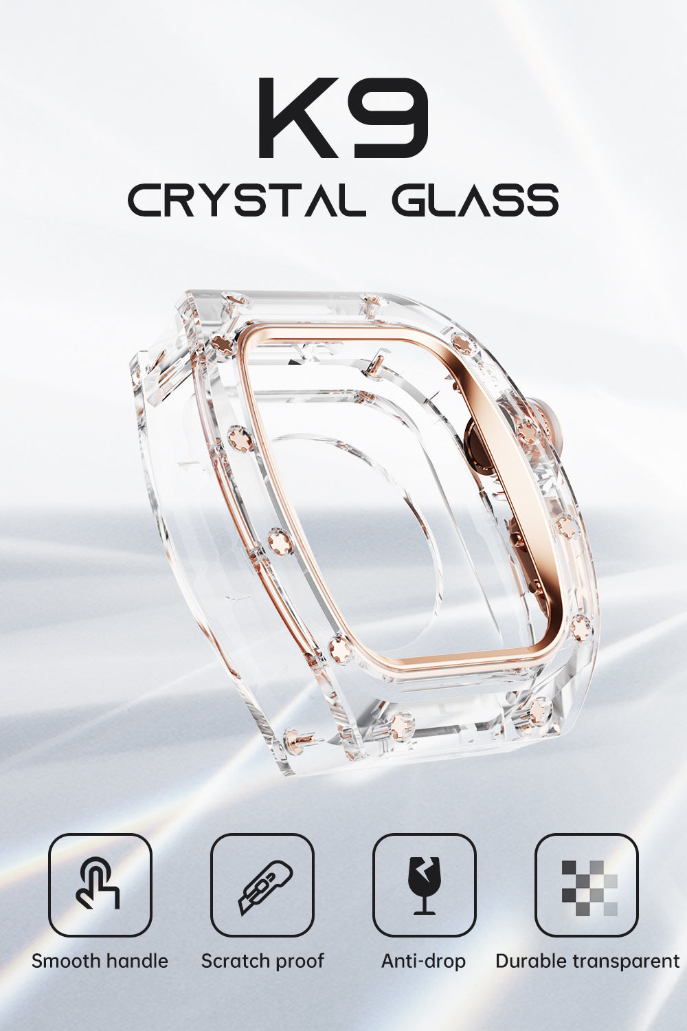 Apple Watch Mod Case Kit-RM7011-Crystal