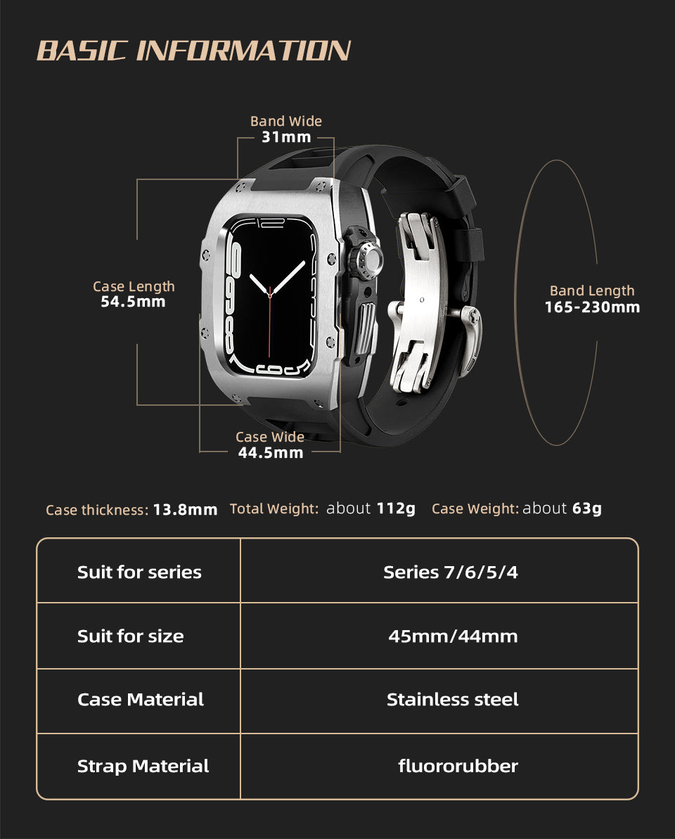 Apple Watch Mod Case Kit-RM7002-SS