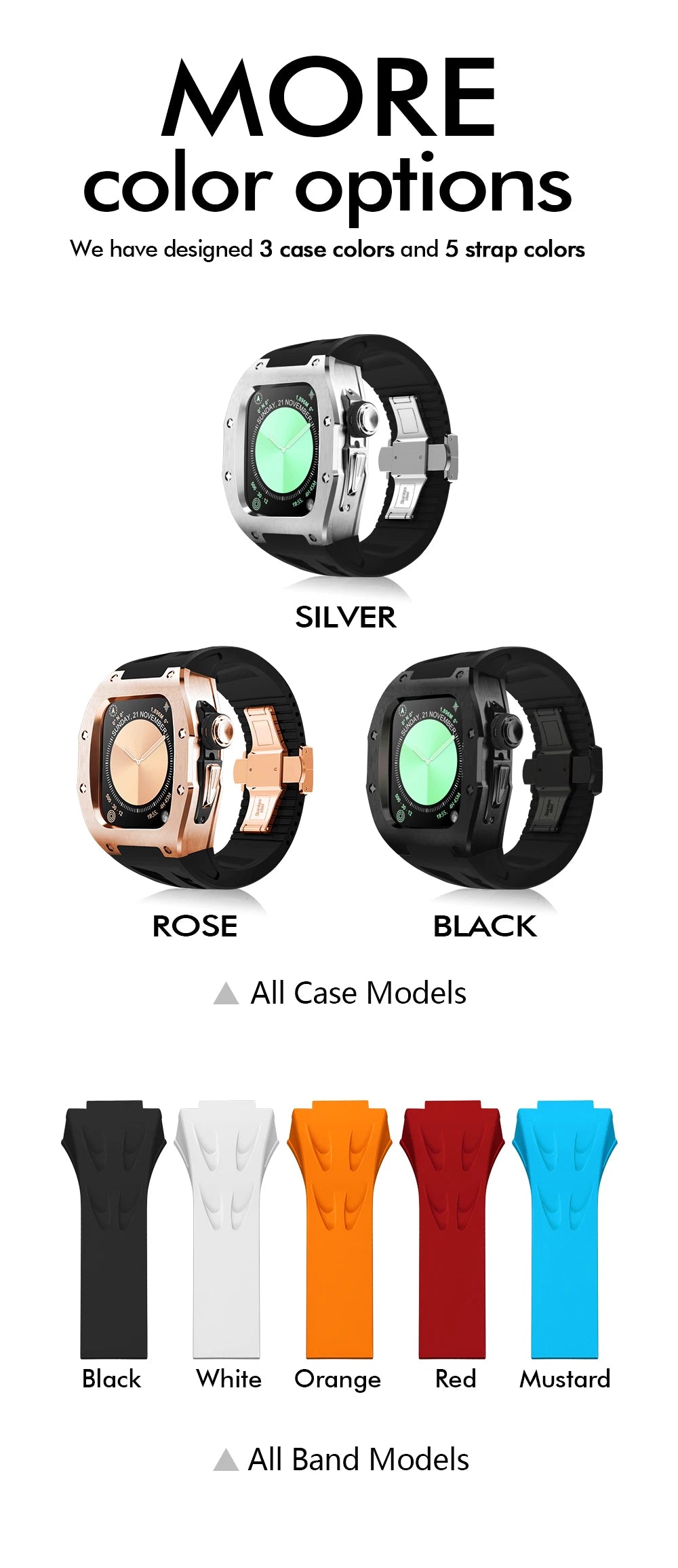 Apple Watch Mod Case Kit-RM7013-SS